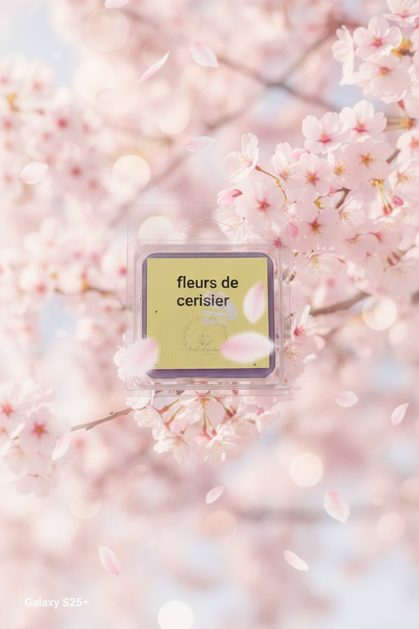 Lot de 4 Fondants Parfumés Artisanaux — Fleurs de Cerisier 🌸 - Fondant parfumé artisanal - L'instant Fondant