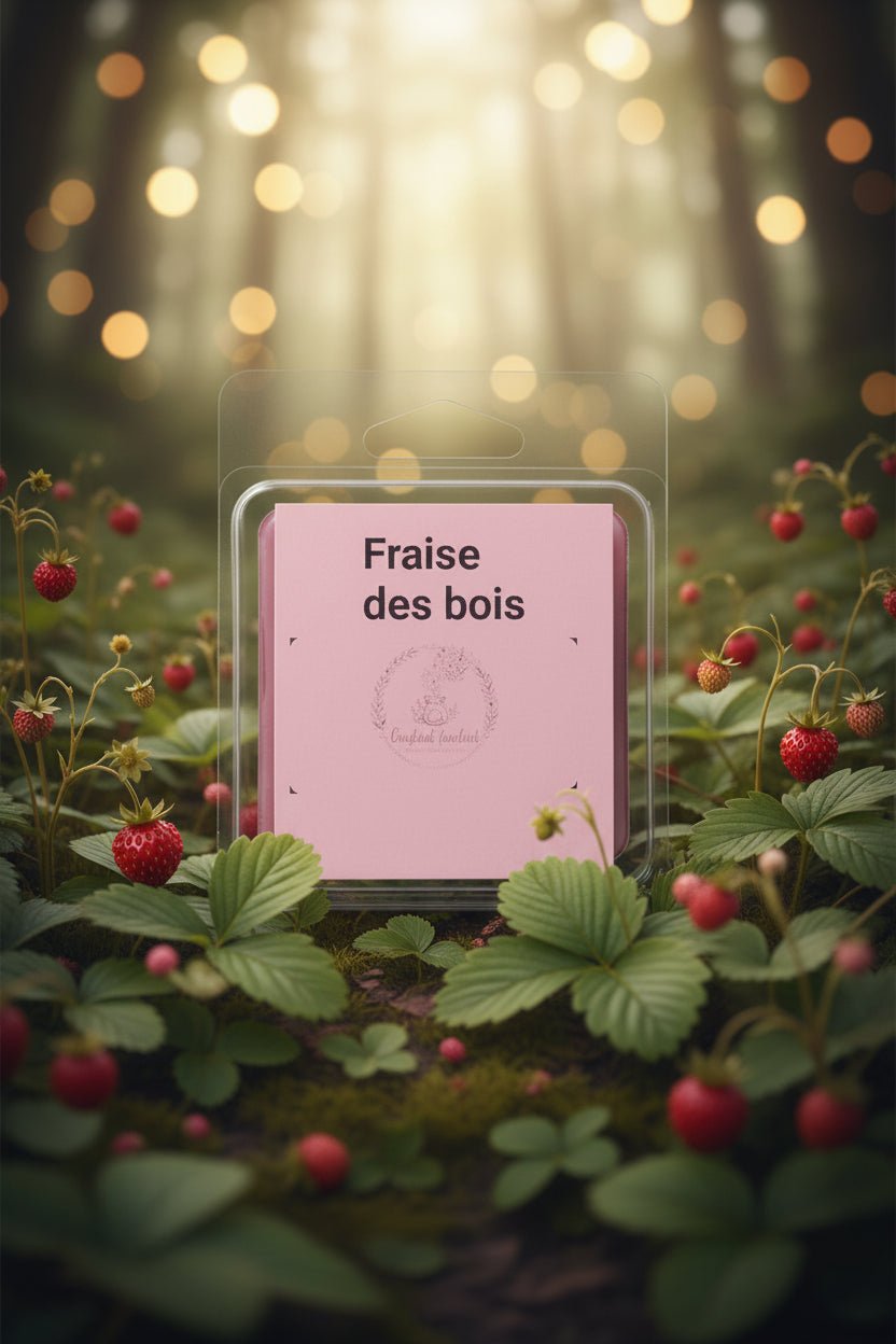 Lot de 4 fondants parfumés faits maison – Fraise des bois 🍓✨ - Fondant parfumé artisanal - L'instant Fondant