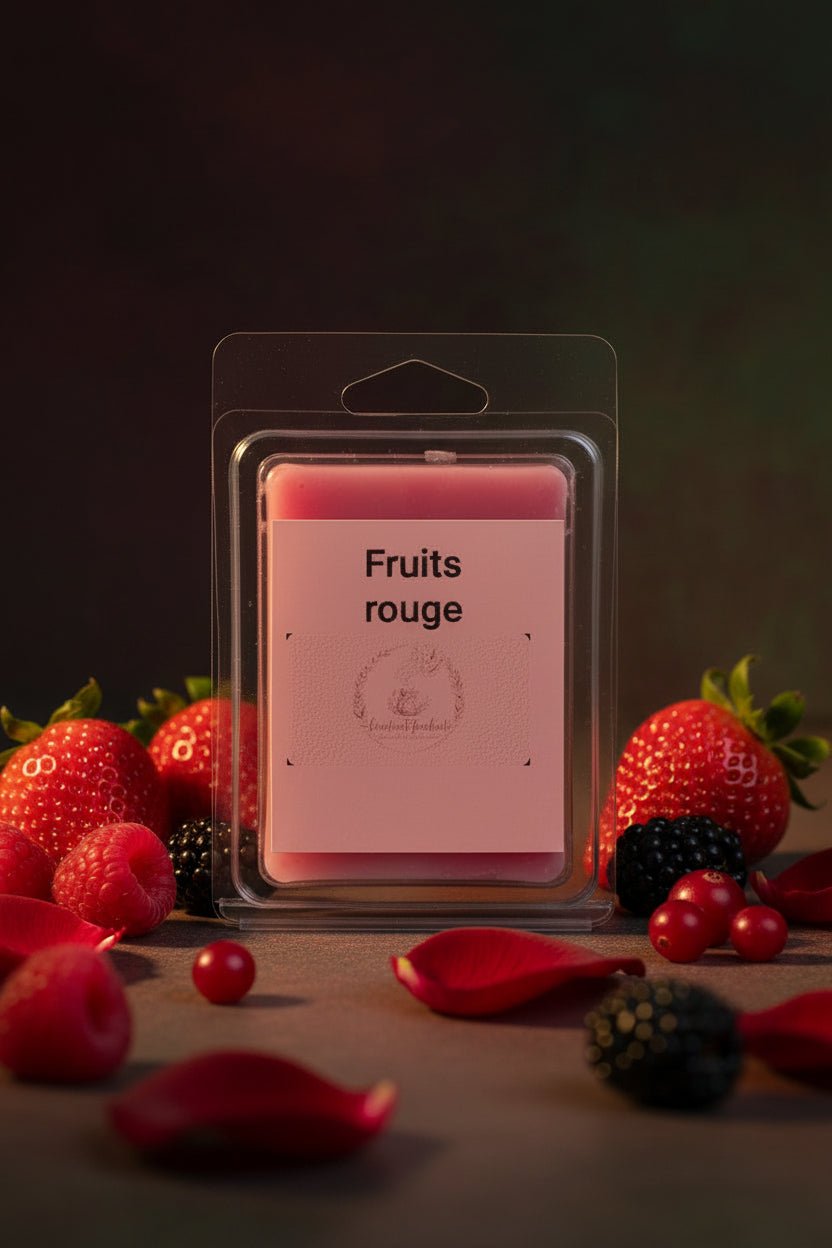 Lot de 6 fondants parfumés faits maison – Fruits Rouges - Fondant parfumé artisanal - L'instant Fondant