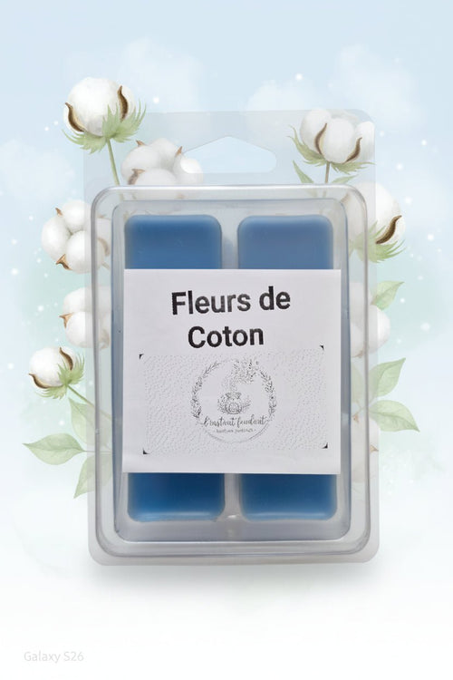 Lot de 6 Fondants Parfumés - Fleur de Coton - Fondant parfumé artisanal - L'instant Fondant