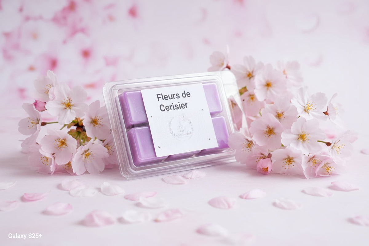 Lot de 6 fondants parfumés - Fleurs de cerisier - Fondant parfumé artisanal - L'instant Fondant