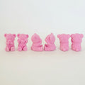 Duo d'oursons fondants parfumés roses, édition solidaire Octobre Rose - L'instant Fondant