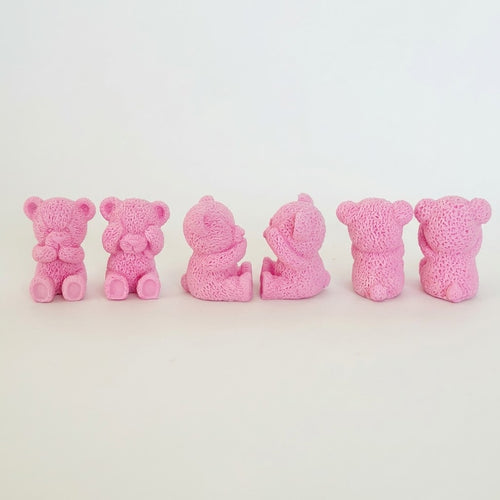 Duo d'oursons fondants parfumés roses, édition solidaire Octobre Rose - L'instant Fondant
