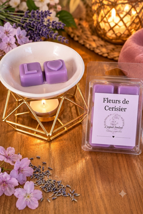 Fondants parfumés Fleurs de Cerisier faits main - L'instant Fondant