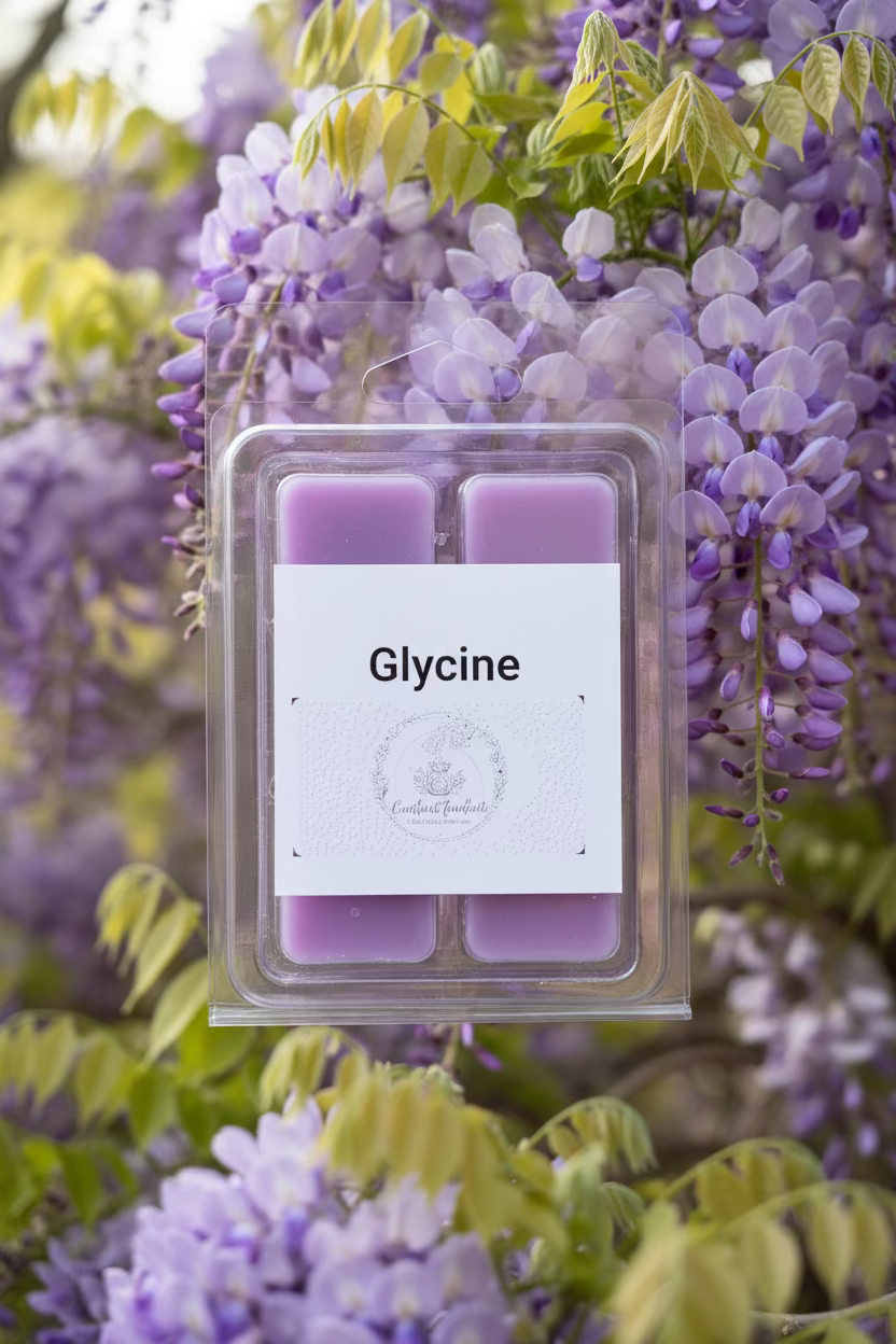 Lot de 6 fondants parfumés Glycine faits main - L'instant Fondant