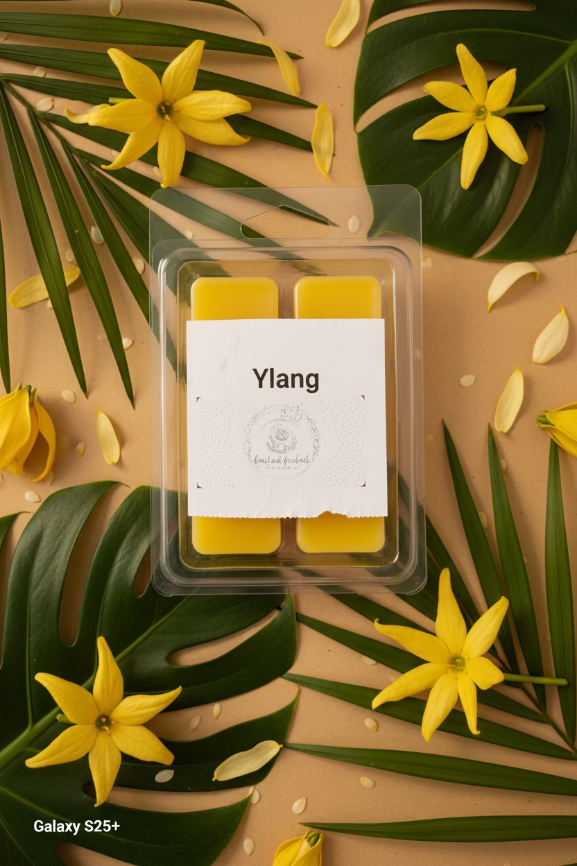 Lot de 6 fondants parfumés Ylang-Ylang faits main - L'instant Fondant